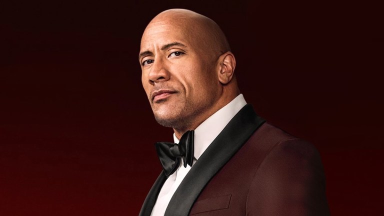 Red Notice poster: Dwayne Johnson.