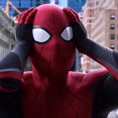 Spider-Man: No Way Home, Tom Holland as Spider-Man.