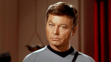 DeForest Kelley as Bones in Star Trek
