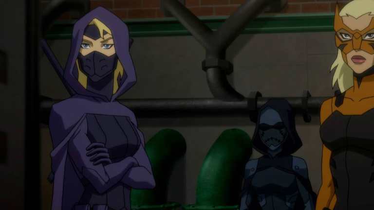 Cassandra Cain Batgirl and Artemis on Young Justice: Phantoms