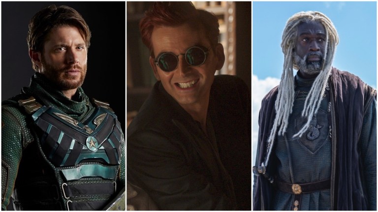 Jensen Ackles as Soldier Boy in The Boys Season 3 | David Tenant as Crowley in Good Omens Season 2 | Steve Touissant as Corlys Velaryon in House of the Dragon