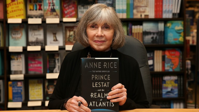 Anne Rice with Lestat Vampire Novel