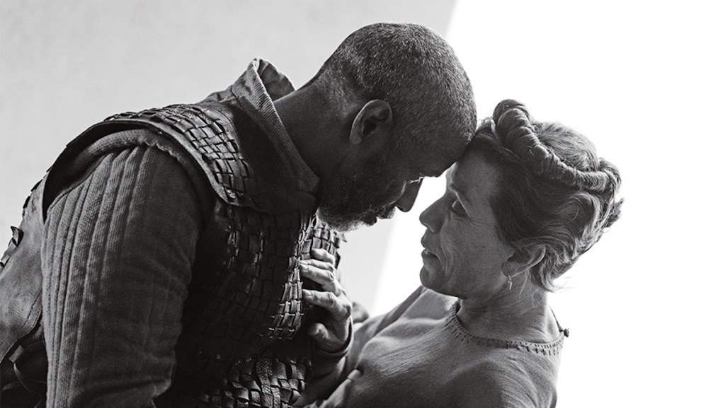 Denzel Washington and Frances McDormand in The Tragedy of Macbeth