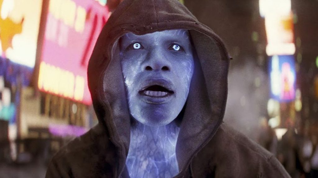 Jamie Foxx as Electro in The Amazing Spider-Man 2