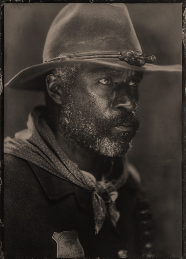 Pictured: LaMonica Garrett as Thomas of the Paramount+ original series 1883. Photo Cr: Sarah Coulter/Paramount+ © 2021 CBS Interactive . All Rights Reserved.