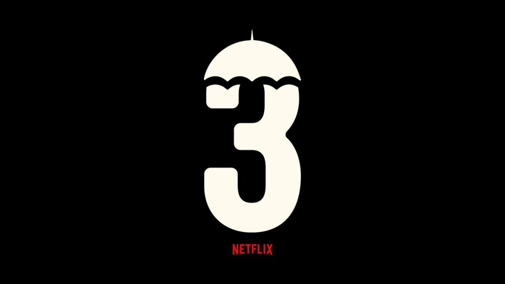 The Umbrella Academy season 3 logo