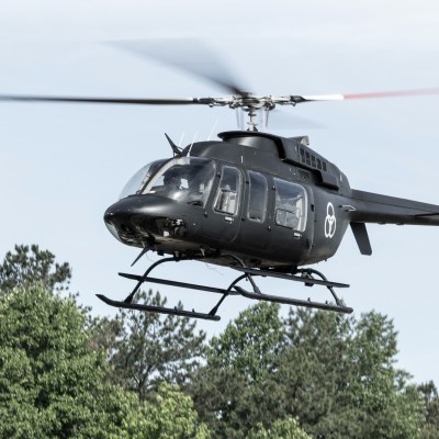 A CRM helicopter in The Walking Dead: World Beyond series finale