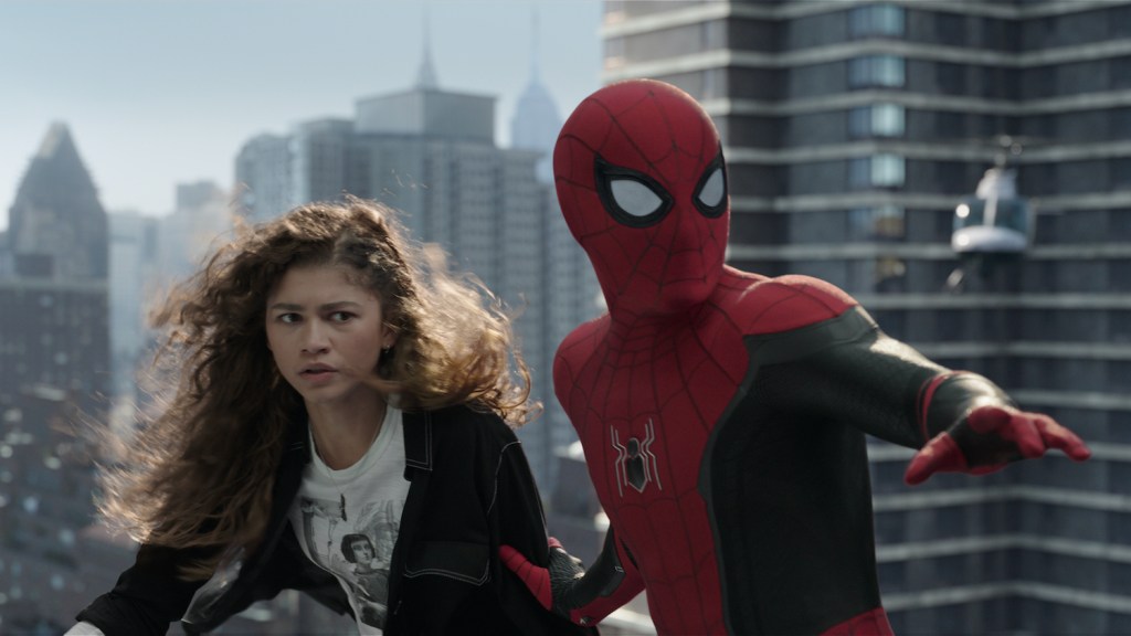 Tom Holland and Zendaya in Spider-Man No Way Home