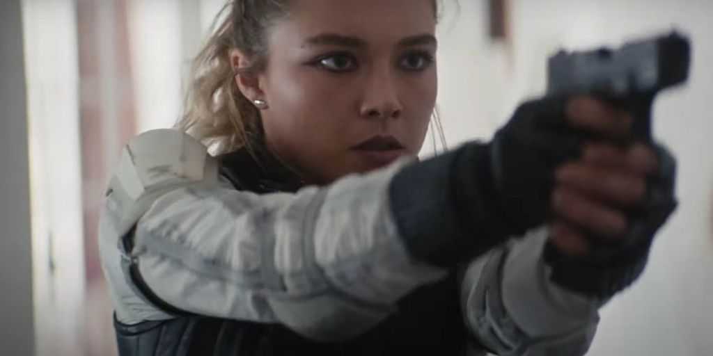 Florence Pugh como Yelena Belova en Hawkeye de Marvel