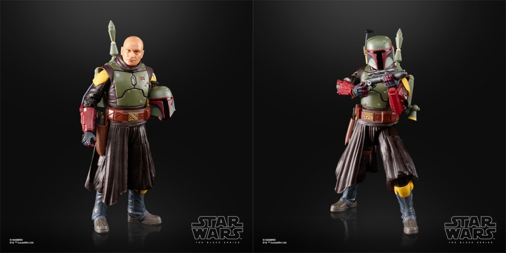 The Book of Boba Fett; Star Wars Black Series Boba Fett (Throne Room) figure.