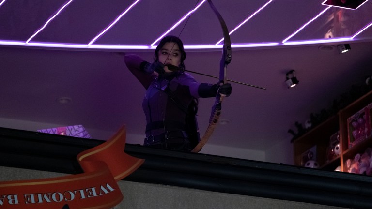 Hailee Steinfeld as Kate Bishop in Marvel Studios' HAWKEYE.