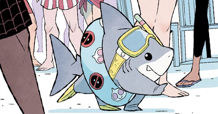 the adorable baby shark in It's Jeff from Marvel Comics
