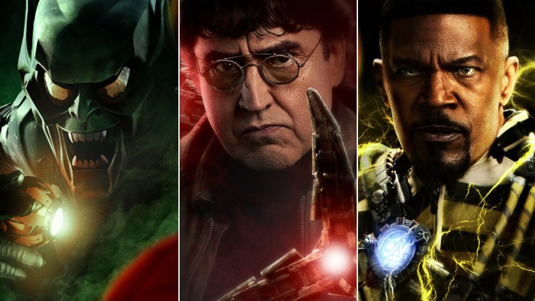 Spider-Man: No Way Home posters; Green Goblin, Doc Ock, Electro.