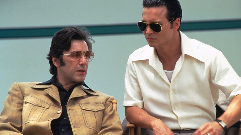 Al Pacino and Johnny Depp in Donnie Basco