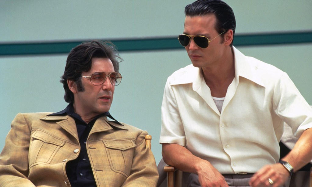 Al Pacino and Johnny Depp in Donnie Basco
