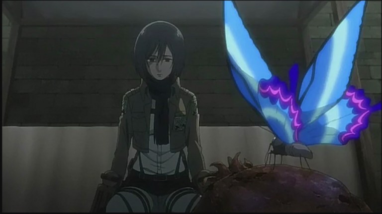 Attack On Titan OAD Lost Girls Mikasa Butterfly