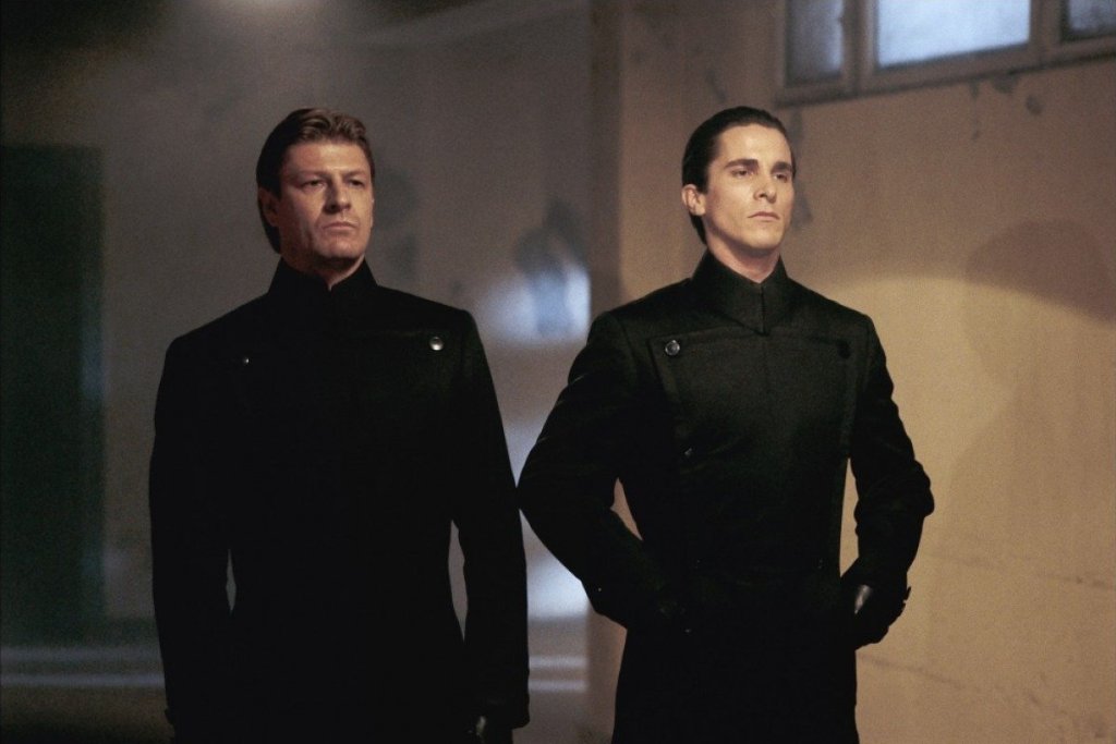 Christian Bale and Sean Bean in Equilibrium