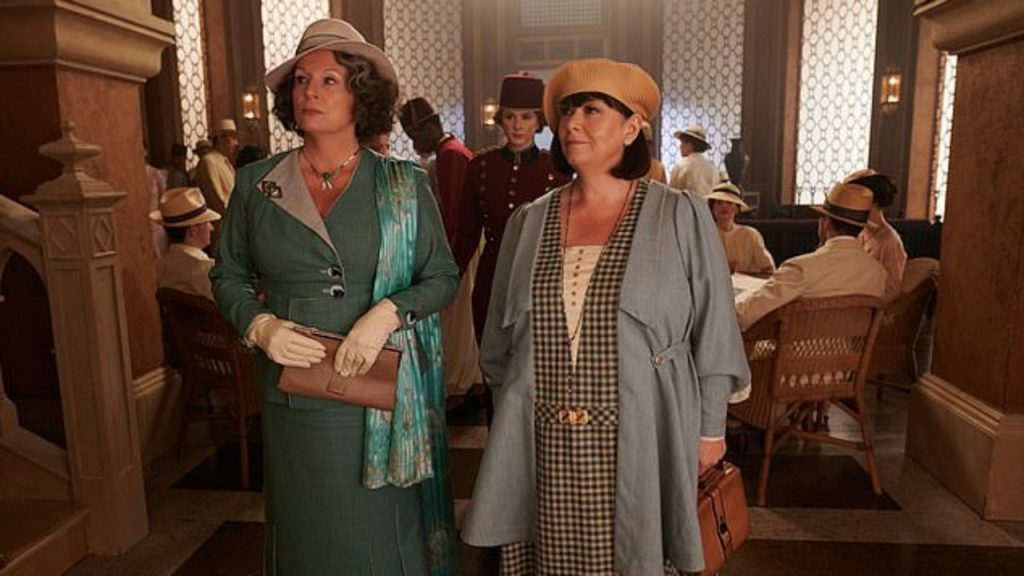 Jennifer Saunders in Death on the Nile