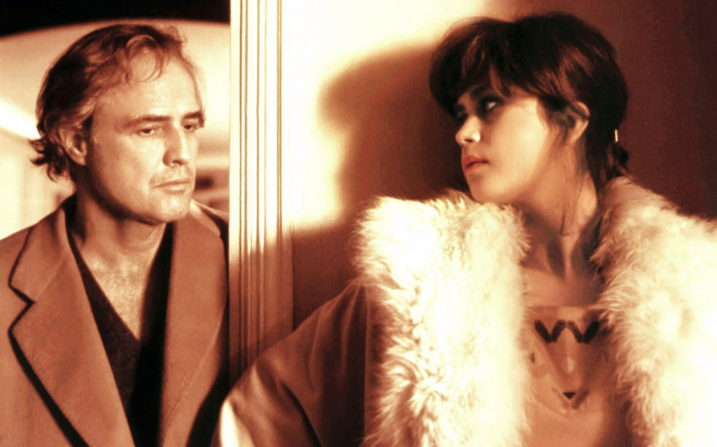 Marlon Brando and Maria Schneider in Last Tango in Paris