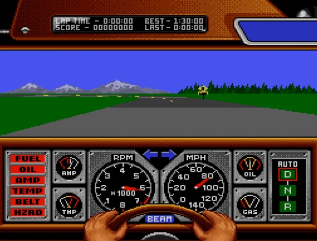 Race Drivin’ SNES