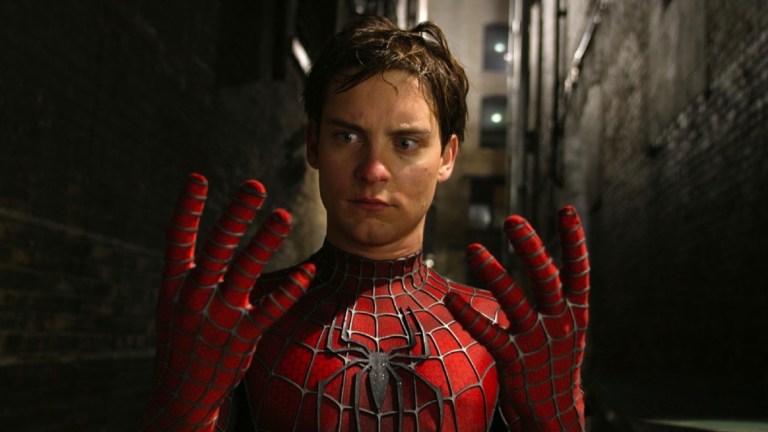 Tobey Maguire as Peter Parker in Spider-Man 2