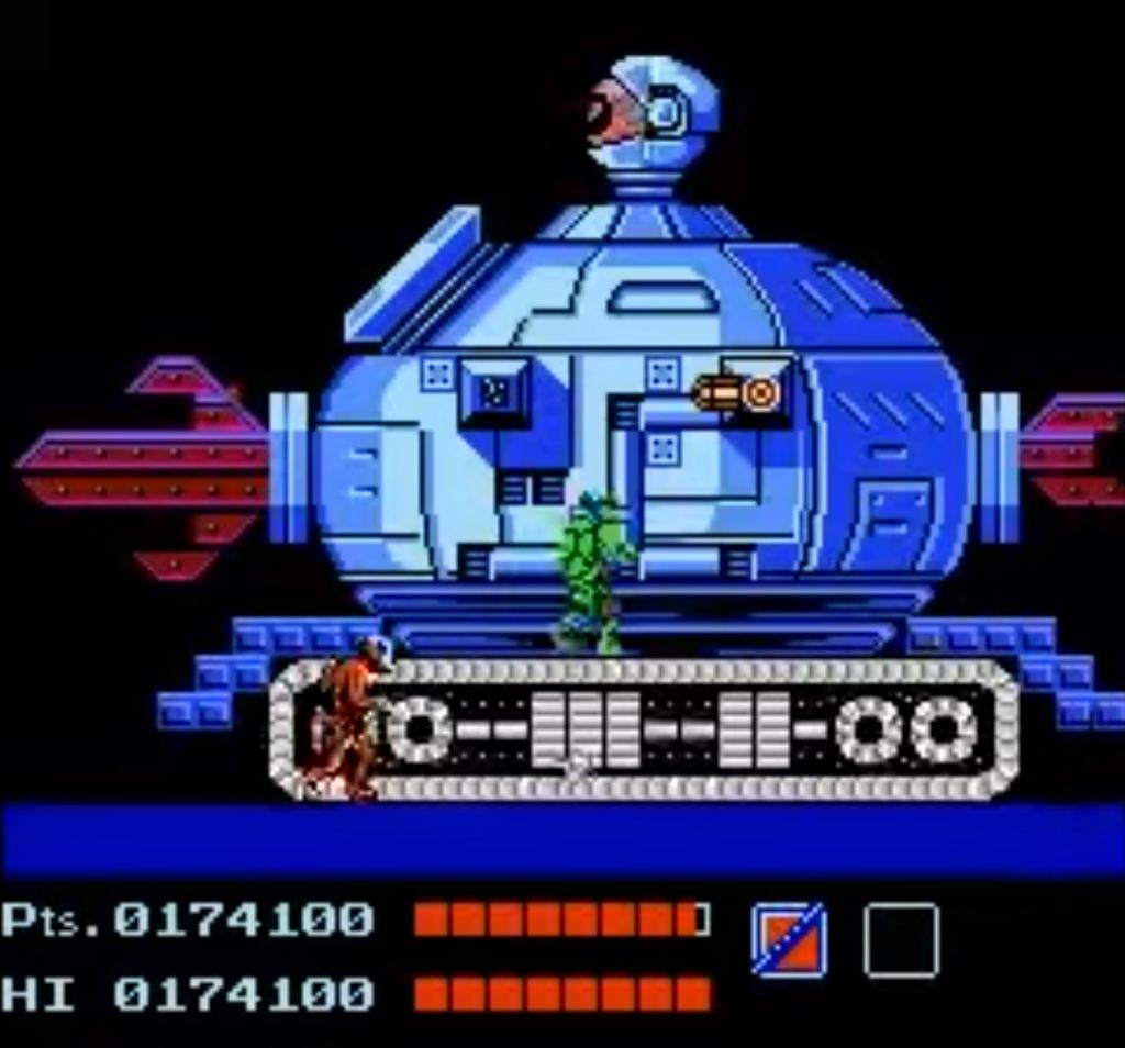 The Technodrome - Teenage Mutant Ninja Turtles NES boss fight