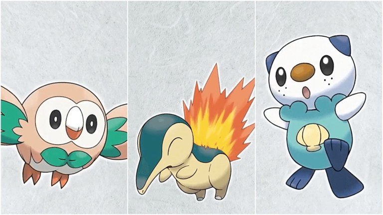 Pokemon Black and White - Starting Pokémon