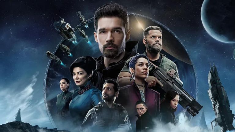 The cast of The Expanse on a promotional poster