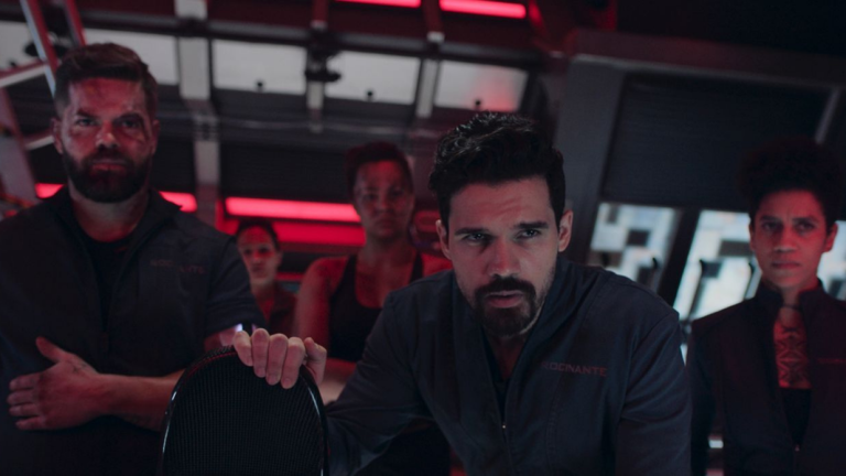 The crew of the Roci on The Expanse