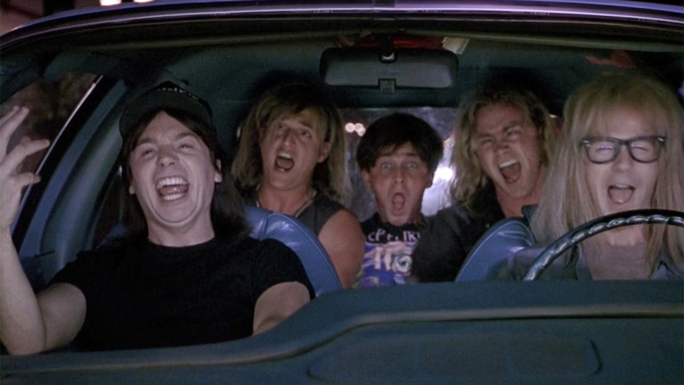 The Bohemian Rhapsody car scene in Wayne's World