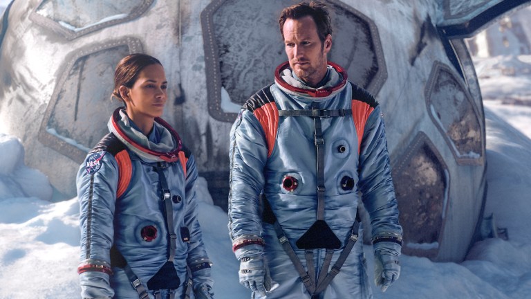 Halle Berry and Patrick Wilson in Moonfall