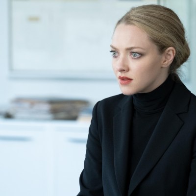 Amanda Seyfried as Elizabeth Holmes in The Dropout