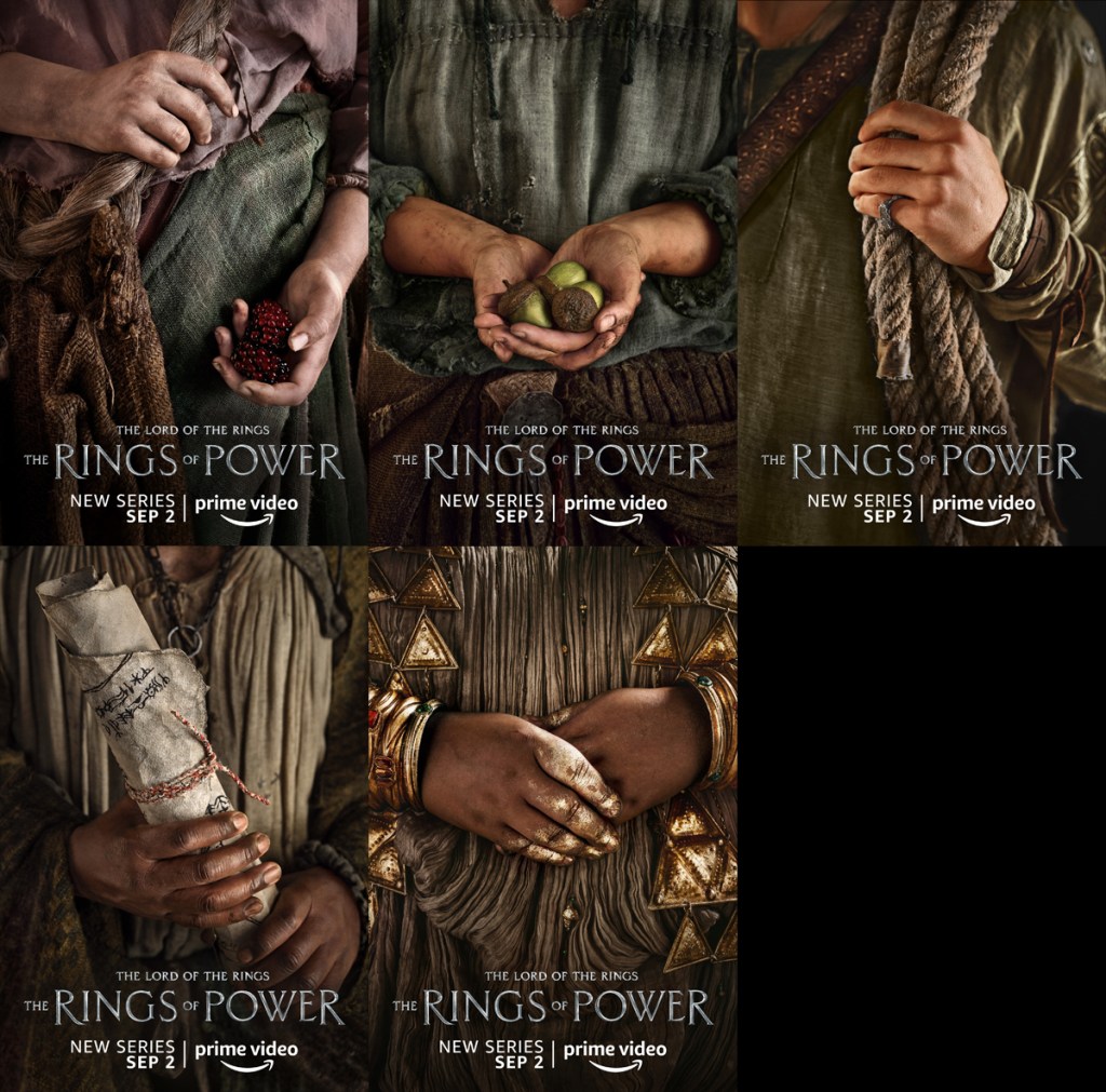 Character Posters For 's The Lord of the Rings: The Rings of Power —