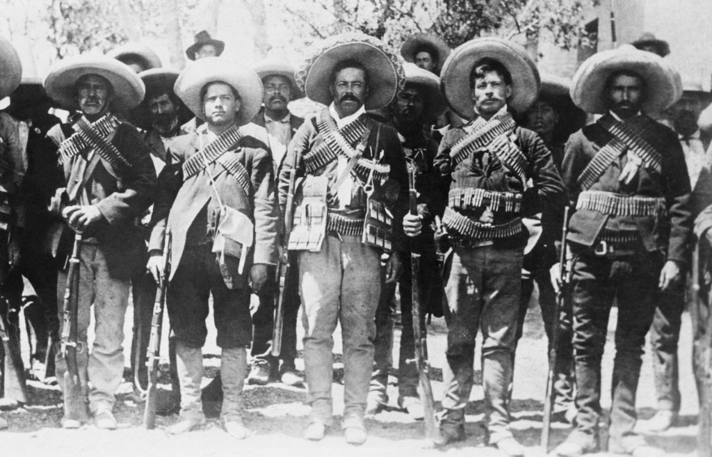 Pancho Villa and his revolutionary followers