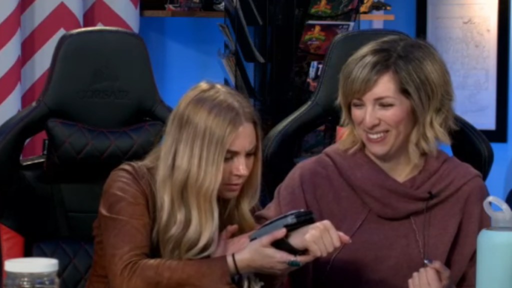 Guinevere and Chloe in Power Rangers Hyperforce