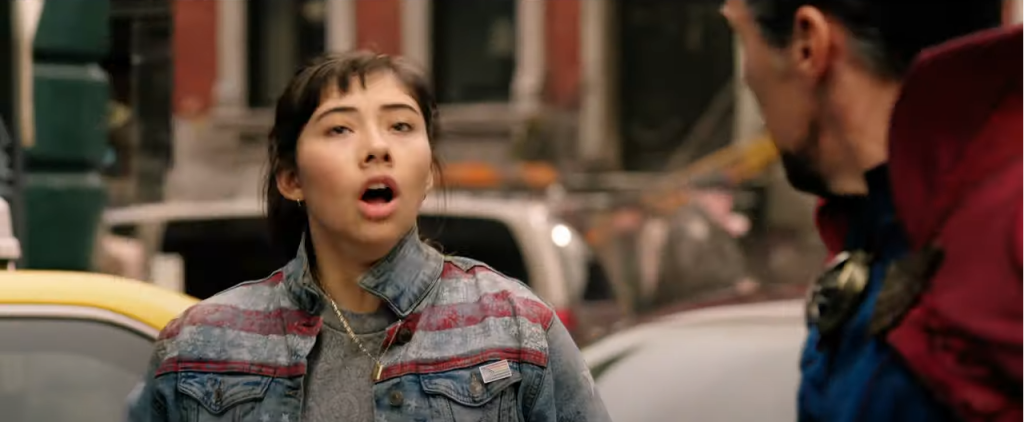 America Chavez in the Doctor Strange in the Multiverse of Madness trailer