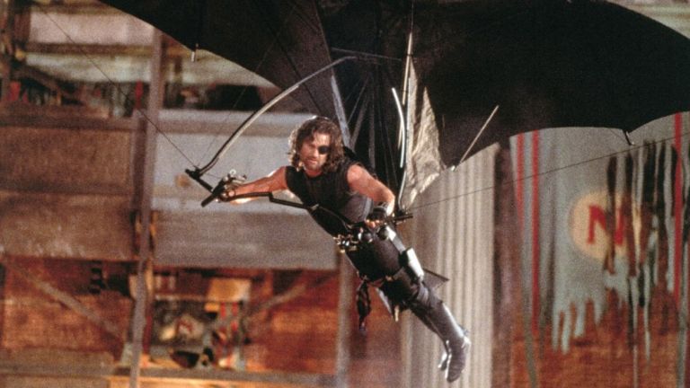 Kurt Russell as Snake Plissken in John Carpenter's Escape From L.A.