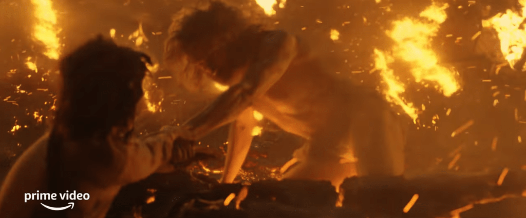 The mysterious fire man in The Lord of the Rings: The Rings of Power