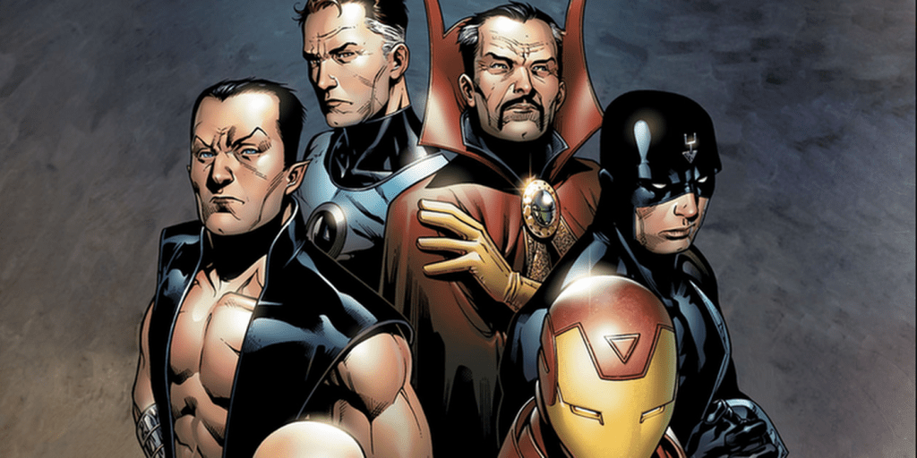 Namor, Mr. Fantastic, Doctor Strange, Black Bolt, and Iron Man are Marvel's Illuminati