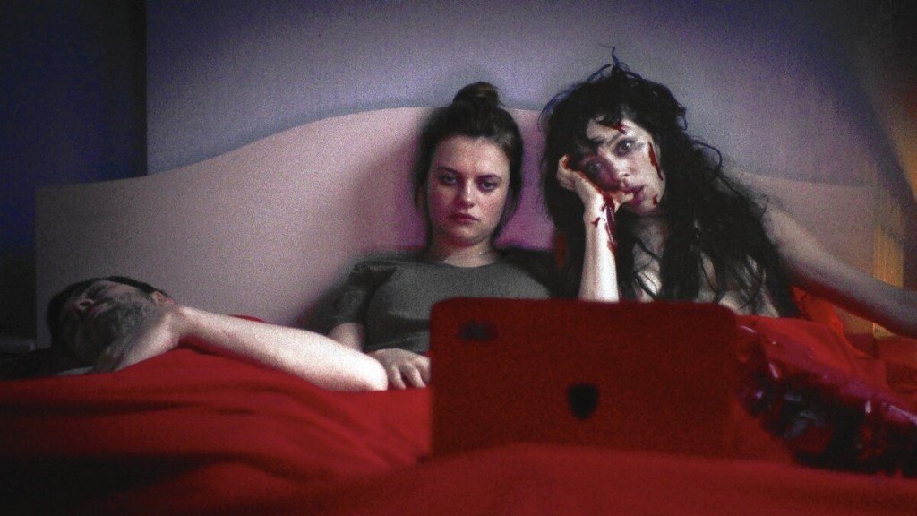 Abigail Hardingham and Fiona O'Shaughnessy in Nina Forever