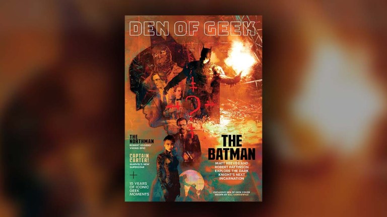 The Batman on the Cover of Den of Geek Magazine