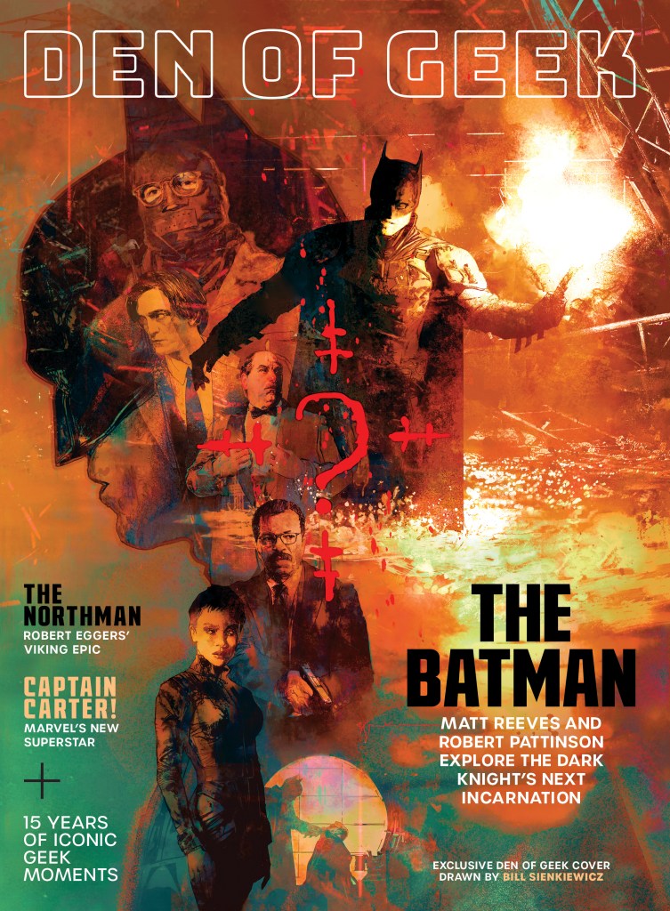 Den of Geek Magazine Issue 5, art by Bill Sienkiewicz