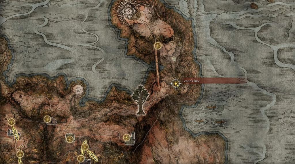 Lenne's Rise Elden Ring location Ash of War