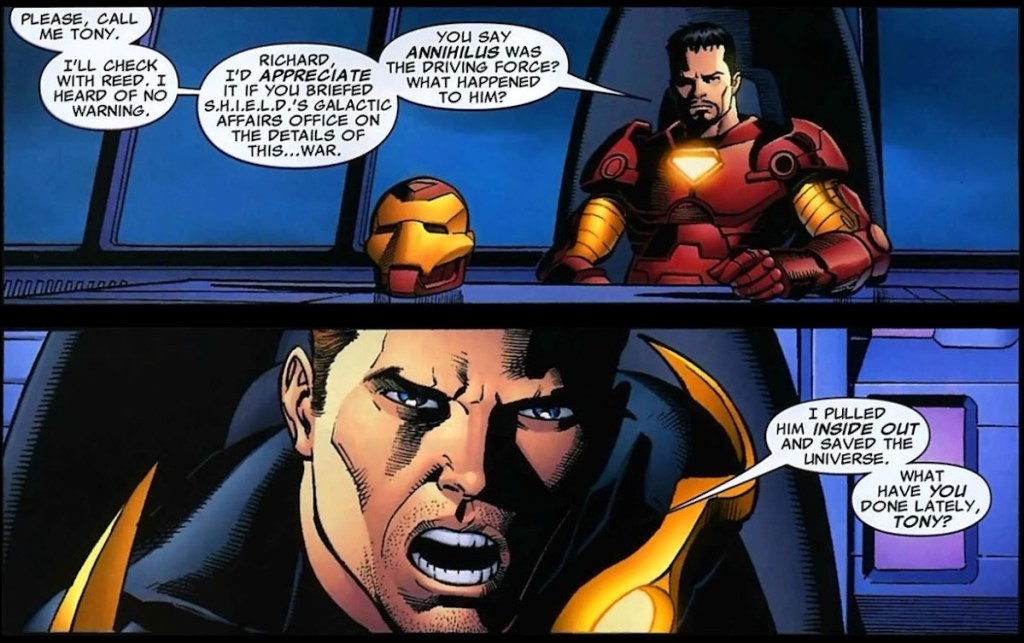 Marvel's Nova and Iron Man