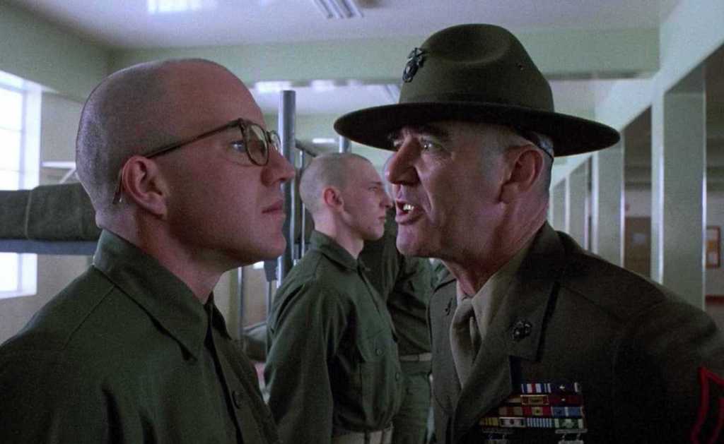 R Lee Emery in Full Metal Jacket