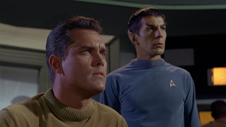 Star Trek Pilot The Cage Captain Pike Spock