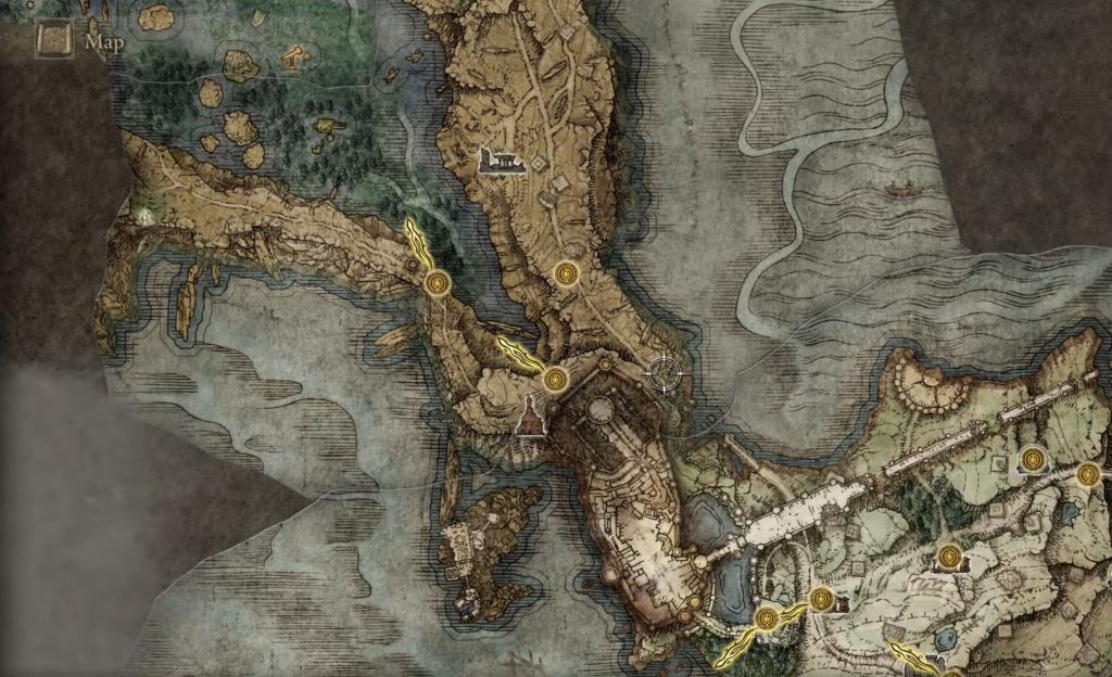 Treespear Elden Ring map location