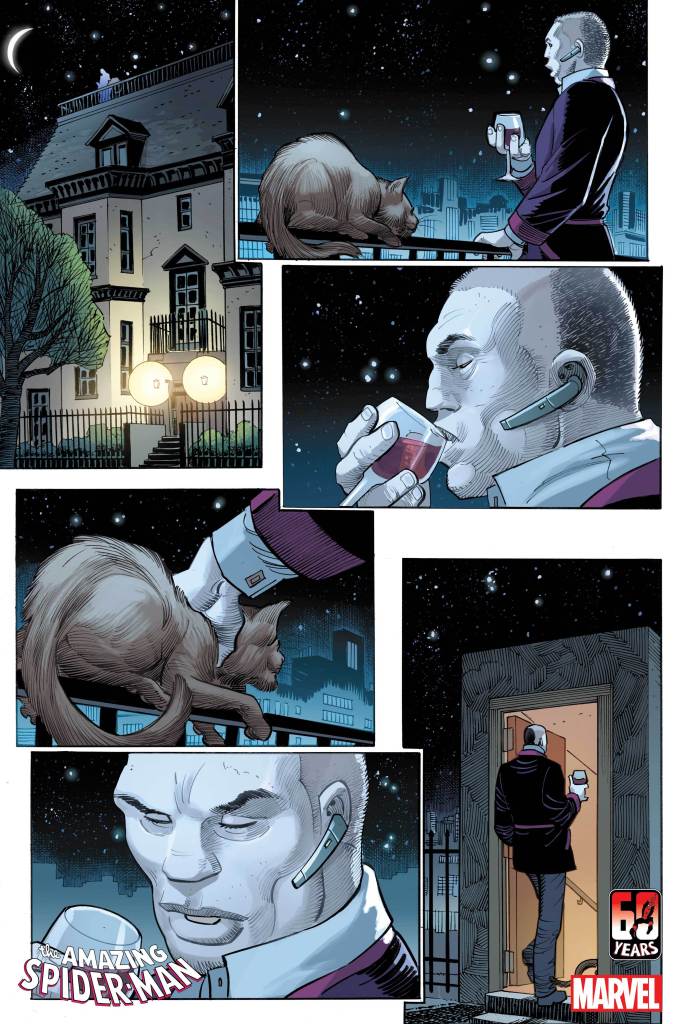 Tombstone in The Amazing Spider-Man #1 preview page by John Romita Jr. 