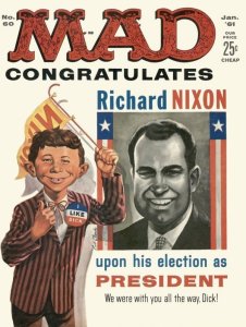 Mad Magazine Congratulates Richard Nixon