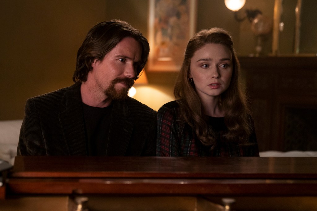 Jessica Barden and Joe Dempsie in Pieces of Her